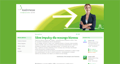 Desktop Screenshot of koelnmesse.pl