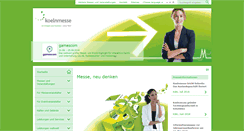Desktop Screenshot of koelnmesse.de